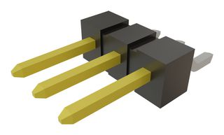 SAMTEC TSM-103-01-L-SH 引脚针座, 板至板, 2.54 mm, 1 排, 3 触点, 表面安装直角, TSM Series