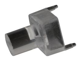 BIVAR VLP-250F 光管, 6.4 mm, 1 光管, 圆形带平顶, PC板, 透明, VLP