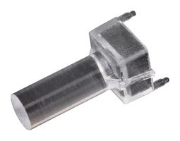 BIVAR VLP-400-F 光管, 10.2 mm, 1 光管, 圆形带平顶, PC板, 透明, VLP