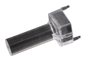 BIVAR VLP-450-F 光管, 11.4 mm, 1 光管, 圆形带平顶, PC板, 透明, VLP