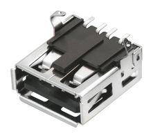 WURTH ELEKTRONIK 62900416021 连接器, USB, USB A, USB 2.0, 插座, 4 路, 表面安装, 水平
