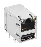WURTH ELEKTRONIK 7497011611A Modular Connector, RJ45 Jack, 1 x 1 (Port), 8P8C, Through Hole Mount