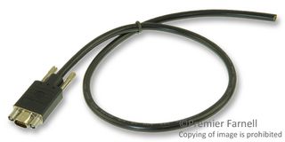 MOLEX 83421-9042 Micro D Cable Assembly, Micro-D Receptacle to Free End, 9 Ways, 18.1 ", 460 mm, Black