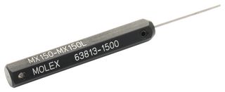 MOLEX 63813-1500 拆卸工具,Molex MX150L,MX150,间距 iGrid 和 SPOX 系列 28-14AWG 引脚和插座触点