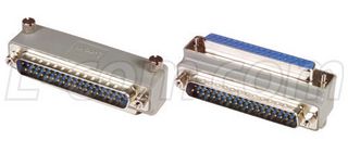 L-COM DG9037MF2 D Sub Connector Adapter, Right Angle, Low Profile, Standard D Sub, Plug, 37 Ways, Standard D Sub