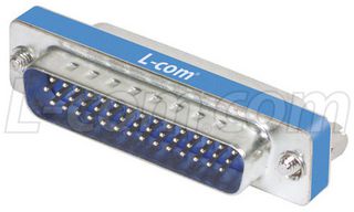 L-COM DGBH44MF D Sub Connector Adapter, High Density D Sub, Plug, 44 Ways, High Density D Sub, Receptacle