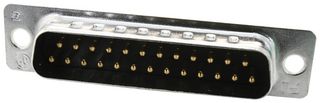 AMP - TE CONNECTIVITY 5-747912-2 D Sub Connector, DB25, Standard, Plug, AMPLIMITE HDP-20, 25 Contacts, DB, Solder Cup