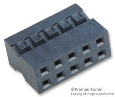 AMPHENOL COMMUNICATIONS SOLUTIONS 69307-010LF 连接器外壳, FCI Minitek 69307, 插座, 10 路, 2 mm, FCI Minitek 69307系列触芯