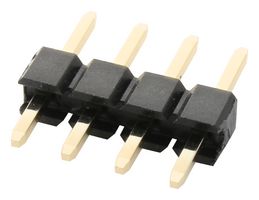 GCT BG030-04-A-0450-0300-N-G Pin Header, Board-to-Board, 2.54 mm, 1 Rows, 4 Contacts, Through Hole Straight, BG030