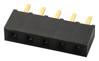 GCT BG095-05-A-N-D PCB插座, 顶部入口, 板至板, 2.54 mm, 1 排, 5 触点, 通孔安装, BG095