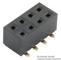 GCT BG120-08-A-0-N-D PCB插座, 双入口, 板至板, 2.54 mm, 2 排, 8 触点, 表面安装, BG120