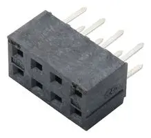 MOLEX 79107-7003 PCB Receptacle, Board-to-Board, 2 mm, 2 Rows, 8 Contacts, Female Receptacle, Through Hole Mount