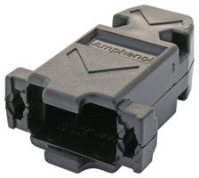 AMPHENOL COMMUNICATIONS SOLUTIONS 17E17241 D Sub Backshell, DE, 180°, Thermoplastic Body