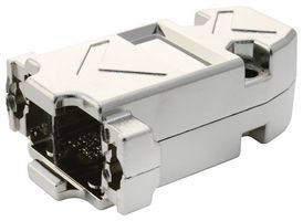 MULTICOMP PRO SPC14987 D Sub Backshell, Deluxe, DE, 180°, Metallised Plastic Body