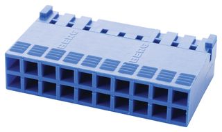 AMPHENOL COMMUNICATIONS SOLUTIONS 65239-010LF 连接器外壳, FCI 65239, 插座, 20 路, 2.54 mm, 母压接触芯