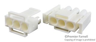 AMP - TE CONNECTIVITY 770018-1 Connector Housing, Universal MATE-N-LOK II, Plug, 3 Ways, 6.35 mm