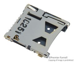 MOLEX 502702-0891 Memory Card Connector, MicroSD, Push-Push, 8 Contacts, Copper Alloy, Gold Plated Contacts, 502702