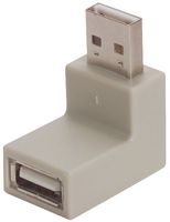 L-COM UADAA90-1 USB Adapter, USB Type A Plug, USB Type A Receptacle, USB 2.0