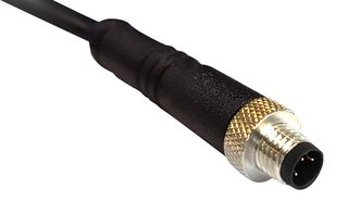 BULGIN LIMITED PXPPVC05FIM04ACL010PVC Sensor Cable, M5 Plug, Free End, 4 Positions, 1 m, 3.28 ft, Buccaneer M5 Series