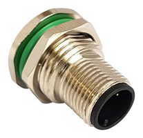 BULGIN LIMITED PXMBNI12RPM08APCPG9 传感器连接器, Buccaneer M12 Series, M12, 公, 8路, PCB插头, 直形面板安装