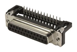HARTING 09663127601 D Sub Connector, Right Angle, DB25, Standard, Receptacle, 25 Contacts, DB, Solder