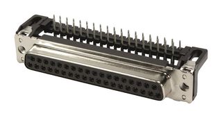 HARTING 09664127601 D-Sub 连接器, 直角, 标准, 插座, 37 触点, DC, 焊接