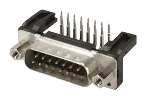 HARTING 09661227801 D-Sub 连接器, 直角, 标准, 插头, 9 触点, DE, 焊接