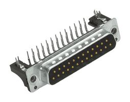 HARTING 09663626816 D-Sub 连接器, 直角, 标准, 插头, 25 触点, DB, 焊接