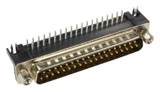 HARTING 09681635813 D-Sub 连接器, 直角, 标准, 插头, 9 触点, DE, 焊接