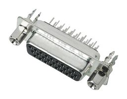 HARTING 09563517513 D Sub Connector, HD44, High Density, Receptacle, 44 Contacts, DB, Solder