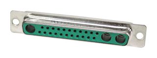 HARTING 09694017253 D Sub Connector Housing, 25W3, 25 Ways, Combo Layout D Sub, DC, Receptacle, Steel Body