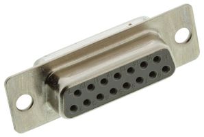 HARTING 09672154715 D Sub Connector, Standard, Receptacle, 15 Contacts, DA, Solder Cup