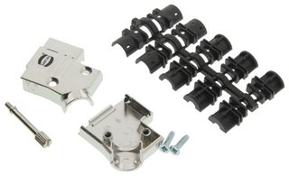 HARTING 09670090333 连接器后壳, D Sub, DE, 45°, 金属主体