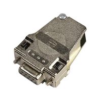 HARTING 09670090334 连接器后壳, D Sub, DE, 45°, 金属主体