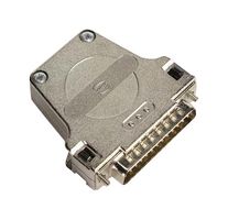HARTING 09670250344 D Sub Backshell, DB, 180°, Metal Body