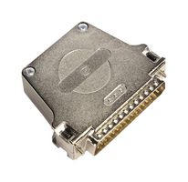 HARTING 09670500344 D Sub Backshell, DD, 180°, Metal Body