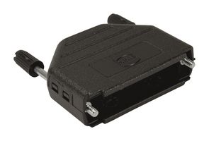 HARTING 09670150424 连接器后壳, D Sub, DA, 180°, 热塑性主体
