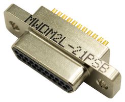 GLENAIR MWDM2L-37PSB D-Sub 连接器, Micro D, 插头, MWDM, 37 触点, 焊接杯