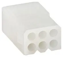 MOLEX 150179-2060 连接器外壳, 自然色, Standard .062"+ 150179 Series, 插座, 6 路, 3.68 mm, Molex 标准 .062"+ 150181 系列母压接端子