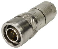 HARTING 21038211530 Sensor Connector, Slim design, M12 PushPull, M12, Male, 5 Positions, Crimp Pin