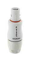 SOURIAU-SUNBANK / EATON JMXFH1G04MSUDSU 圆形连接器, Standard Circular Connector, Souriau JMX Series, 电缆安装插头, 4 触点, 焊接引脚, 推挽