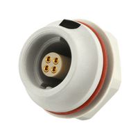 SOURIAU-SUNBANK / EATON JMXHH1G04FSUDSU 圆形连接器, Standard Circular Connector, Souriau JMX Series, 面板安装插座, 4 触点, 焊接插座, 推挽