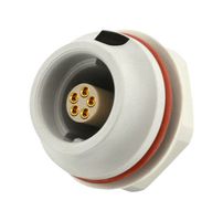SOURIAU-SUNBANK / EATON JMXHH1G05FSUDSU 圆形连接器, Standard Circular Connector, Souriau JMX Series, 面板安装插座, 5 触点, 焊接插座, 推挽