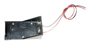 BUD INDUSTRIES HH-3634 Battery Holder, PP3 (9V) x 1, Wire Leads