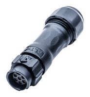 AMPHENOL LTW BD-06BMFA-QL8MP0 圆形连接器, IP68, Standard Circular Connector, X-Lok B Size Series, 电缆安装插头, 6 触点, 压接插座, 推式锁