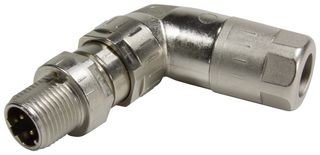 HARTING 21038213505 Sensor Connector, M12, Male, 5 Positions, Crimp Pin - Contacts Not Supplied