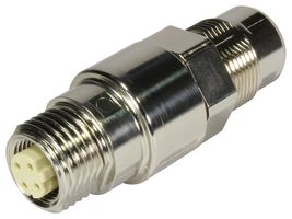 HARTING 21033816401 转换器, M12, D编码, Cat 5, 4触芯