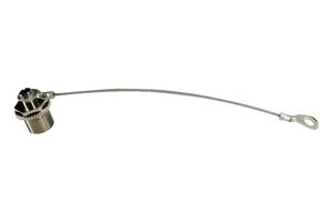 HARTING 21010000035 Dust Cap / Cover, W/ Cable Clip, Blinding Cap, Harting har-speed M12 Receptacle Sensor Connectors