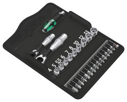 WERA 05135918001 Ratchet Set, Socket, 27 Piece