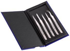 IDEAL-TEK K5HP.NC Tweezer, Kit, Precision, K5HP Series, 5 Pieces